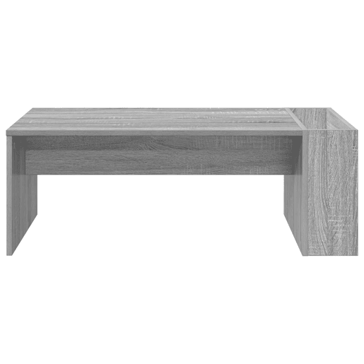 Mesa de Centro, Mesa baixa, Cinza Sonoma 95 x 50 x 34 cm Madeira processada