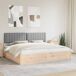 Estructura de cama matrimonial 205x205 Estructura de cama matrimonial 205x205 Madera/ Gris Claro