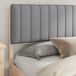 Estructura de cama matrimonial 185x205 Estructura de cama matrimonial 185x205 Blanco/ Gris Claro
