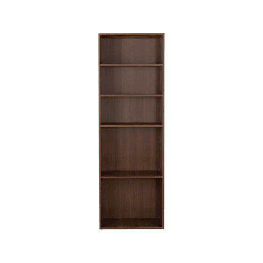 Armário Opéra com 5 prateleiras - 60 x 45 x 180 cm - Castanho