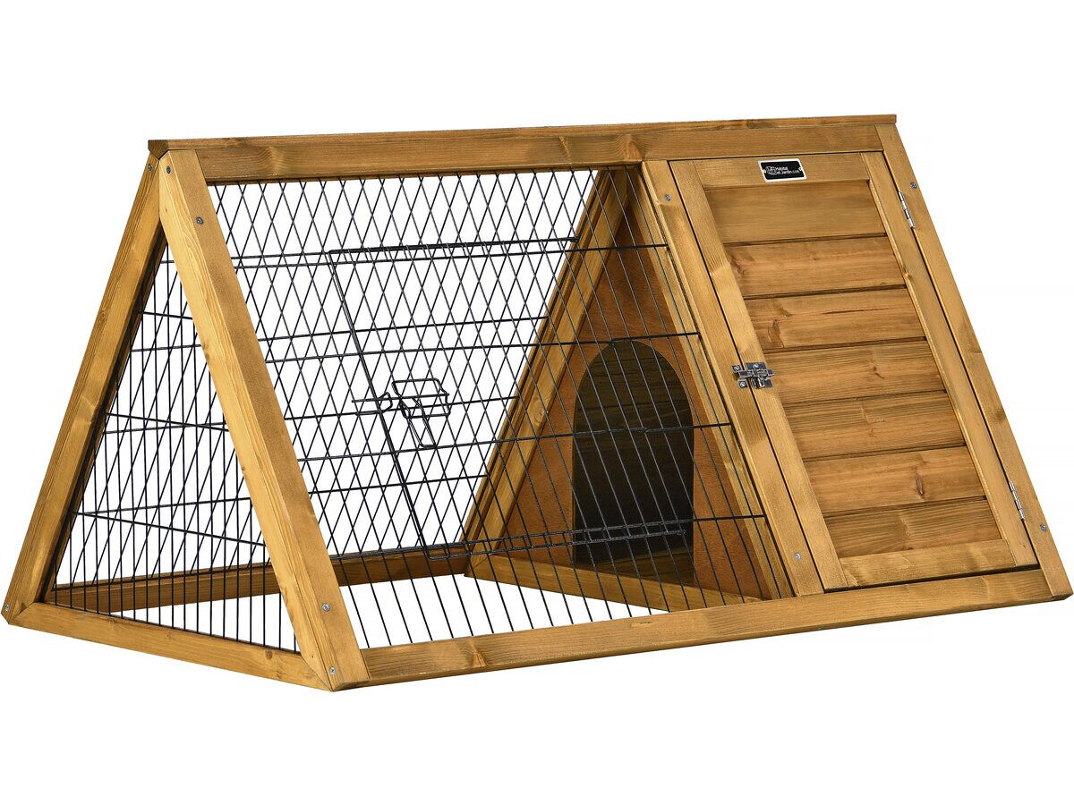 Cobertizo para conejos y gallinas <> - 100 x 62 x 52 cm - marrón