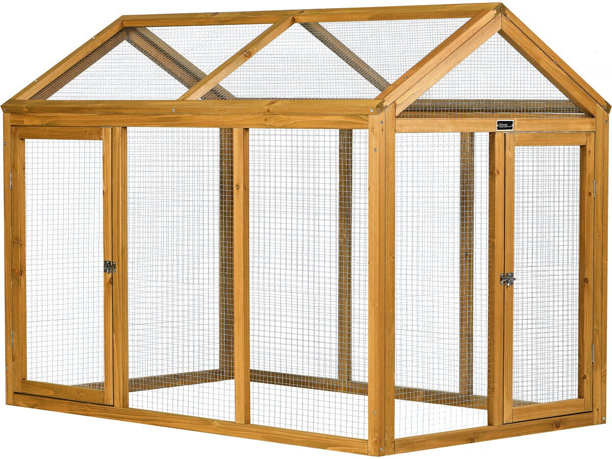 Ampliación de madera para gallinero <<Coco>> - 6 gallinas - Marró