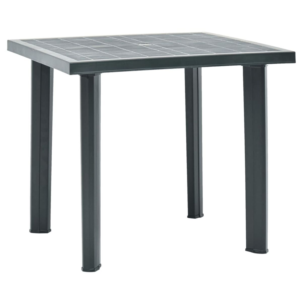 Mesa de exterior con orificio para sombrilla  xx 80x75
