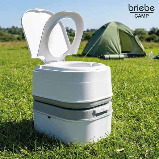 Briebe WC1195W Sanita Química Portátil para Adultos 24L Camper, Campismo, Caravana, Auto Caravana, WC, , Branco
