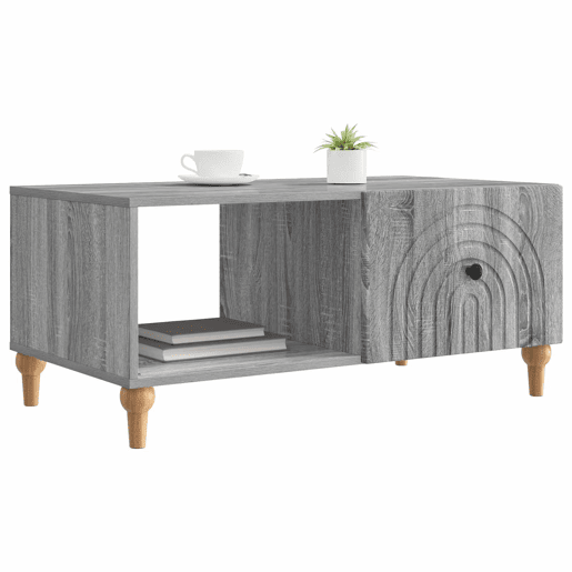 Mesa de Centro, Mesa baixa, Sonoma Cinzento 90 x 50 x 40 cm