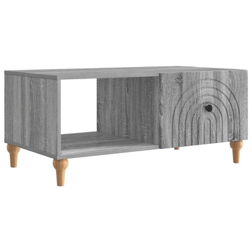 Mesa de Centro, Mesa baixa, Sonoma Cinzento 90 x 50 x 40 cm