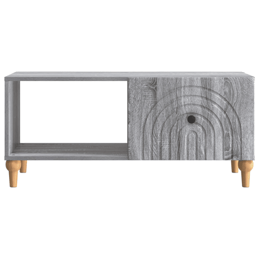 Mesa de Centro, Mesa baixa, Sonoma Cinzento 90 x 50 x 40 cm