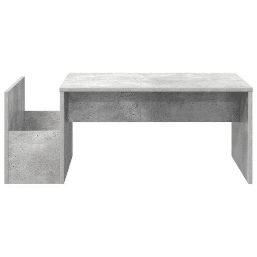 Mesa de Centro, Mesa baixa, Cinzento 90 x 45 x 35 cm Madeira processada