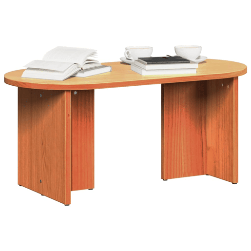 Mesa de Centro, Mesa baixa, Marrom Cera 80 x 39,5 x 35 cm