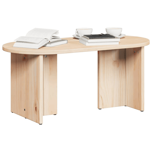 Mesa de Centro, Mesa baixa, Natural 80 x 39,5 x 35 cm