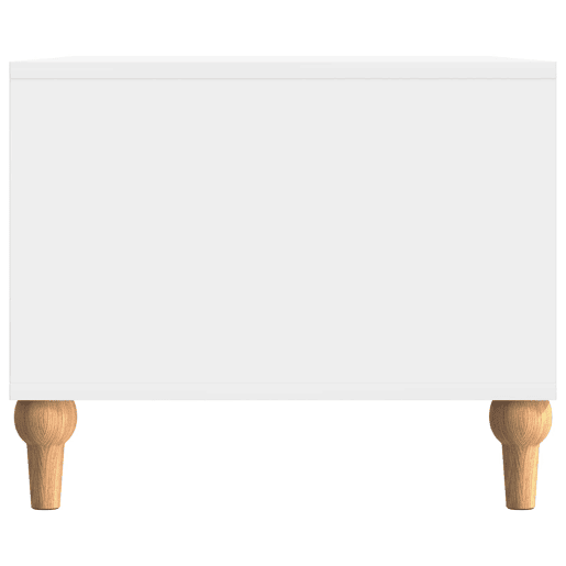 Mesa de Centro, Mesa baixa, Branco Brilhante 90 x 50 x 40 cm