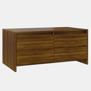 Mesa de Centro, Mesa baixa, derivados de madeira carvalho castanho