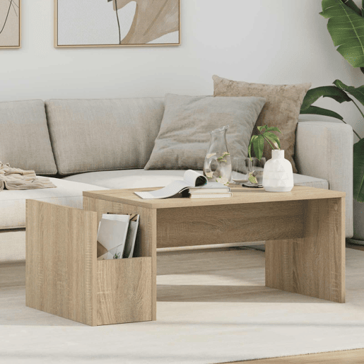 Mesa de Centro, Mesa baixa, Carvalho Sonoma 90 x 45 x 35 cm