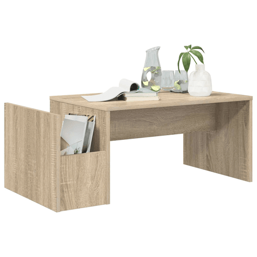Mesa de Centro, Mesa baixa, Carvalho Sonoma 90 x 45 x 35 cm