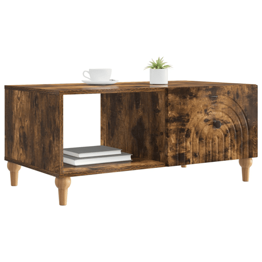 Mesa de Centro, Mesa baixa, Carvalho Fumado 90 x 50 x 40 cm