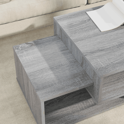 Mesa de Centro, Mesa baixa, Cinza Sonoma 105 x 50 x 32,5 cm