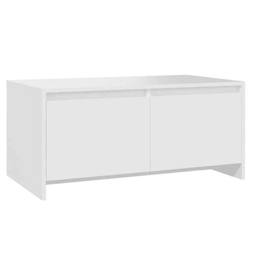 Mesa de Centro, Mesa baixa, 90x50x41,5 cm derivados de madeira branco