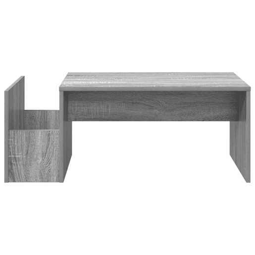 Mesa de Centro, Mesa baixa, Cinza Sonoma 90 x 45 x 35 cm Madeira processada