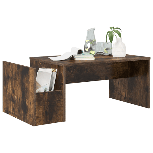 Mesa de Centro, Mesa baixa, Carvalho Defumado 90 x 45 x 35 cm