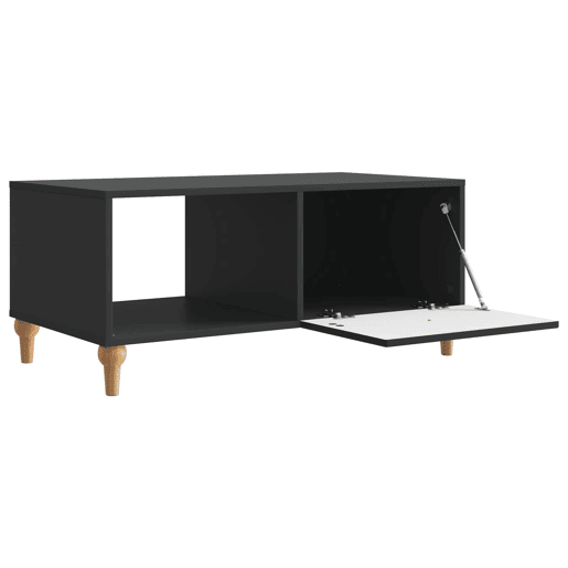 Mesa de Centro, Mesa baixa, Preto 90 x 50 x 40 cm Derivados de Madeira