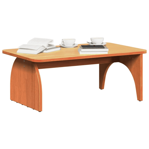 Mesa de Centro, Mesa baixa, Marrom Cera 80 x 50 x 31 cm