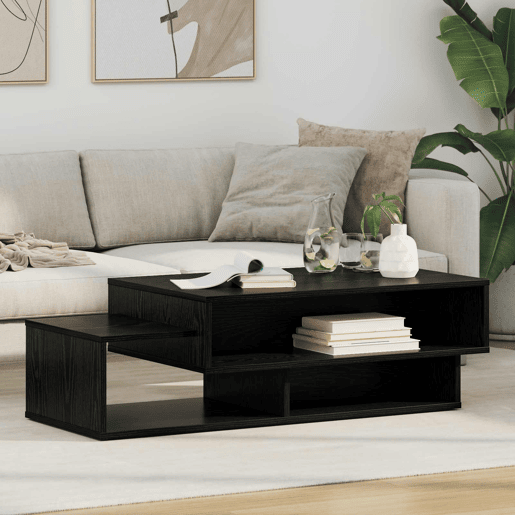 Mesa de Centro, Mesa baixa, Carvalho Preto 105 x 50 x 32,5 cm