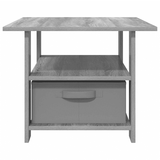 Mesa de Centro, Mesa baixa, Cinza Sonoma 77 x 55 x 42 cm Madeira processada