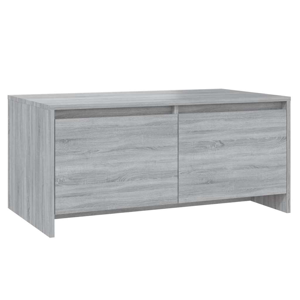 mesa de cafe - mesa de centro madera de ingenieria gris sonoma 90x50x415 cm
