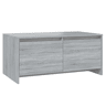 Mesa de Centro, Mesa baixa, 90x50x41,5 cm derivados madeira cinzento sonoma
