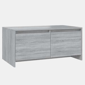 Mesa de Centro, Mesa baixa, 90x50x41,5 cm derivados madeira cinzento sonoma