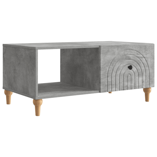 Mesa de Centro, Mesa baixa, Cinzento Cimento 90 x 50 x 40 cm