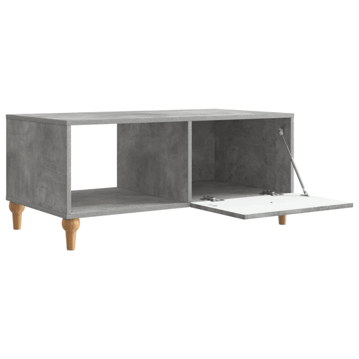 Mesa de Centro, Mesa baixa, Cinzento Cimento 90 x 50 x 40 cm