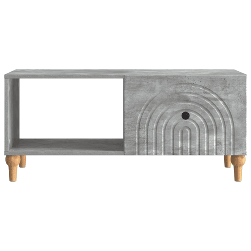 Mesa de Centro, Mesa baixa, Cinzento Cimento 90 x 50 x 40 cm