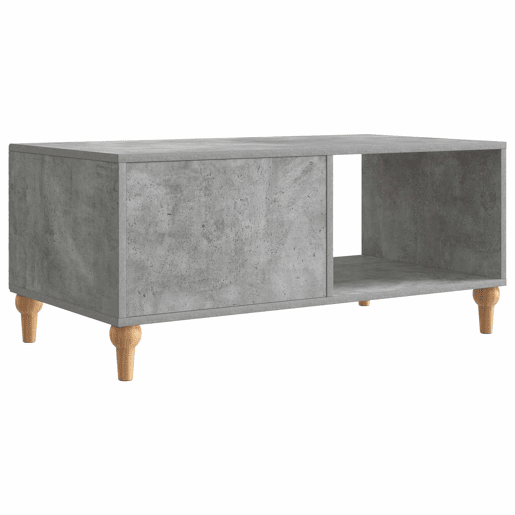 Mesa de Centro, Mesa baixa, Cinzento Cimento 90 x 50 x 40 cm