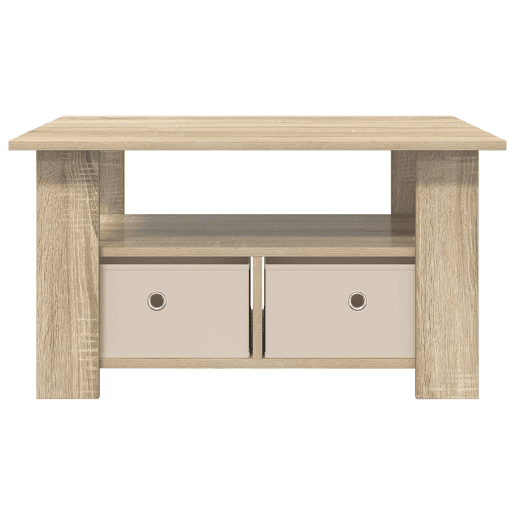 Mesa de Centro, Mesa baixa, com gaveta Carvalho Sonoma 77 x 55 x 42 cm