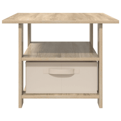 Mesa de Centro, Mesa baixa, com gaveta Carvalho Sonoma 77 x 55 x 42 cm