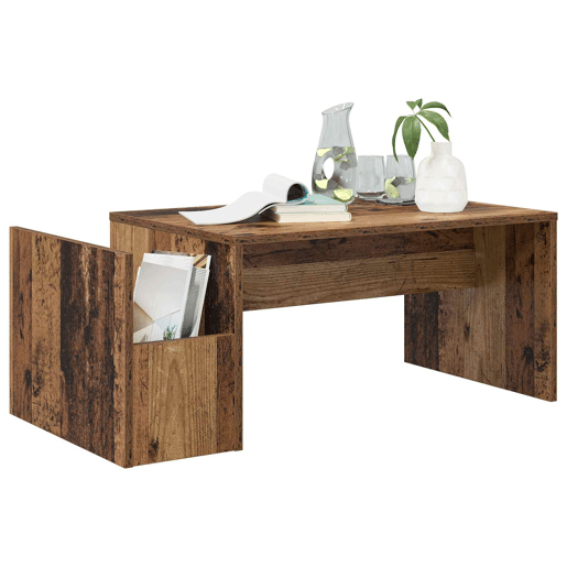 Mesa de Centro, Mesa baixa, Madeira antiga 90 x 45 x 35 cm