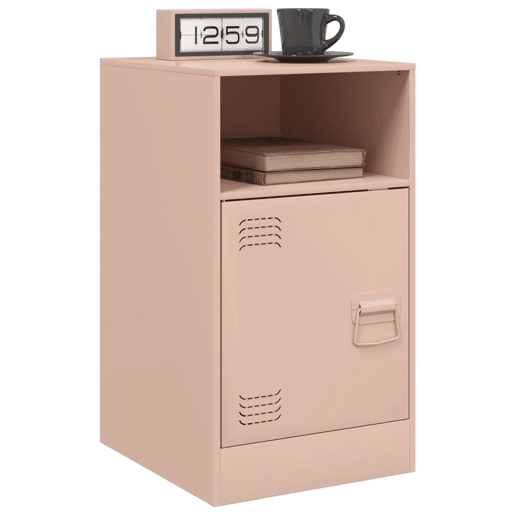 Soluna Home - Mesas de cabeceira Aço laminado a frio 34,5 x 39 x 62 cm