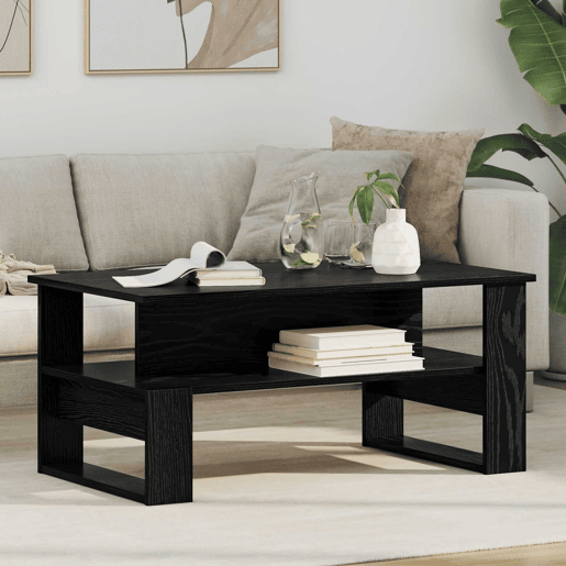 Mesa de Centro, Mesa baixa, Carvalho Preto 90 x 50 x 40 cm