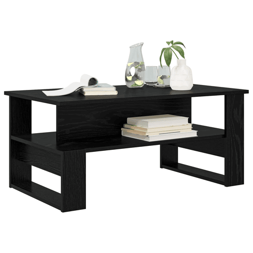 Mesa de Centro, Mesa baixa, Carvalho Preto 90 x 50 x 40 cm