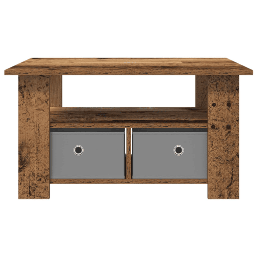 Mesa de Centro, Mesa baixa, com gaveta Madeira antiga 77 x 55 x 42 cm