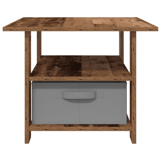 Mesa de Centro, Mesa baixa, com gaveta Madeira antiga 77 x 55 x 42 cm