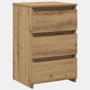 Soluna Home - Mesitas De Noche Madera Madera Clara 40 x 35 x 62,5 cm