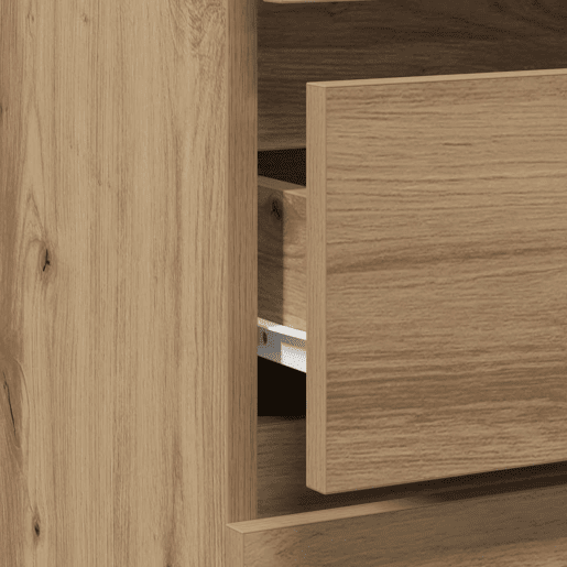 Soluna Home - Mesitas De Noche Madera Madera Clara 40 x 35 x 62,5 cm