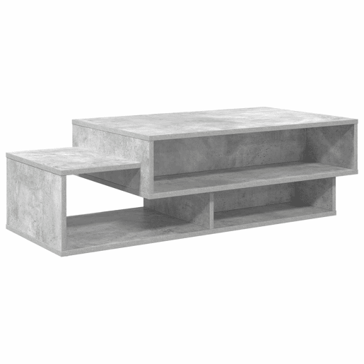 Mesa de Centro, Mesa baixa, Cinzento 105 x 50 x 32,5 cm Madeira processada