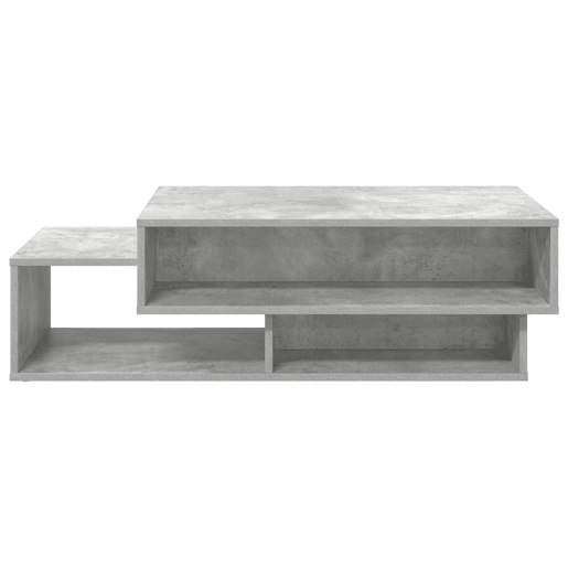 Mesa de Centro, Mesa baixa, Cinzento 105 x 50 x 32,5 cm Madeira processada