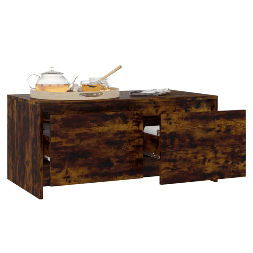 Mesa de Centro, Mesa baixa, 90x50x41,5 cm derivados madeira carvalho fumado Mesa de Centro, Mesa baixa, 90x50x41,5 cm derivados madeira carvalho fumado