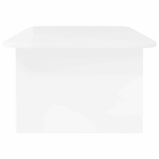 Mesa de Centro, Mesa baixa, Branco Brilhante 93 x 53 x 33 cm