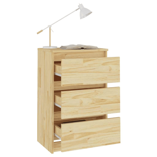Soluna Home - Mesas de cabeceira Madeira 40 x 29,5 x 64 cm