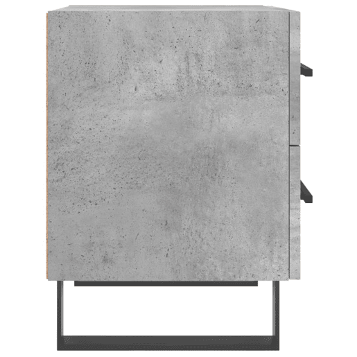 Soluna Home - Mesas de cabeceira Madeira trabalhada e ferro 40 x 35 x 47,5 cm